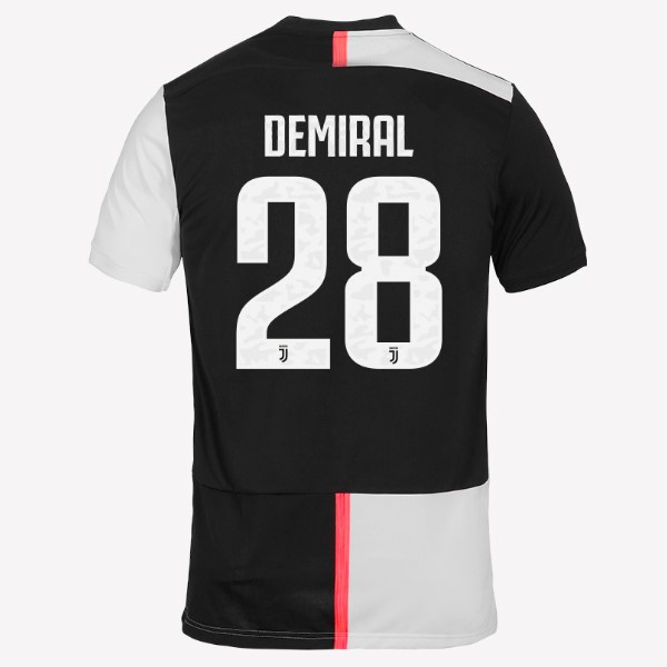 Camiseta Juventus NO.28 Demiral 1ª 2019 2020 Blanco Negro